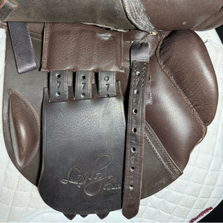 Loxley Pony Dual Flap Jump Brown 16" XW 8 | Saddles Direct