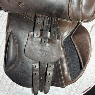 Nathaniel Underwood Optimum Performance GP Brown 17.5" W 8 | Saddles Direct