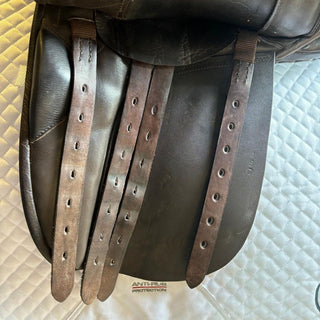 Brown Pony Cob and Horse WH/Show Brown 17.5" MW 5 - Saddles Direct