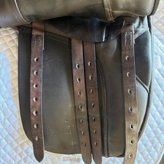 Brown Pony Cob and Horse WH/Show Brown 17.5" MW 6 - Saddles Direct