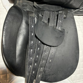 Black Pony, Cob & Horse Bowland GP Black 17" XW 3 - Saddles Direct