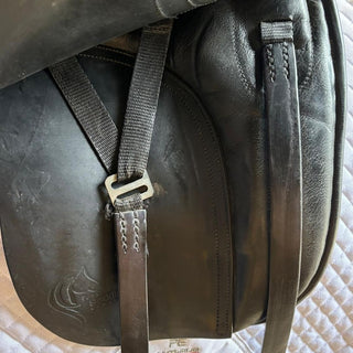 Black Pony, Cob & Horse Dressage Black 17.5" W 6 - Saddles Direct