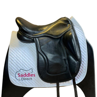 Pony, Cob & Horse Dressage Black 17.5" W 2 | Saddles Direct