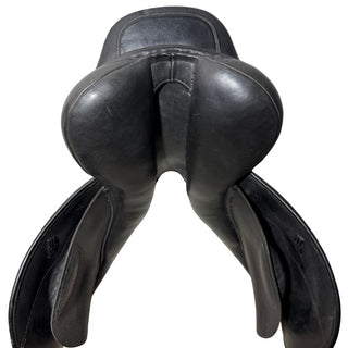 Pony, Cob & Horse Dual flap Jump Black 17.5" W 9 | Saddles Direct