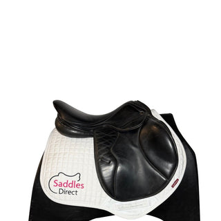 Pony, Cob & Horse Dual flap Jump Black 17.5" W 2 | Saddles Direct