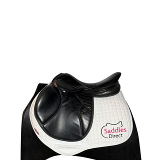 Pony, Cob & Horse Dual flap Jump Black 17.5" W 1 | Saddles Direct