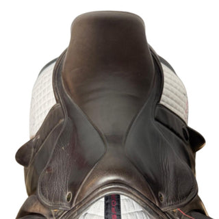 Pony, Cob & Horse Dual Flap Jump Brown 16.5" W 4 | Saddles Direct