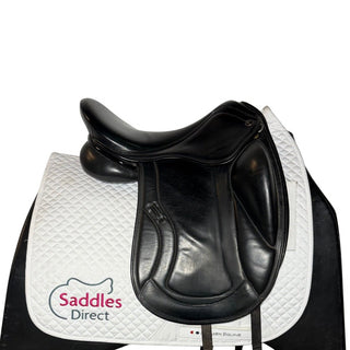 Pony, Cob & Horse Monoflap Dressage Black 17" W 2 | Saddles Direct