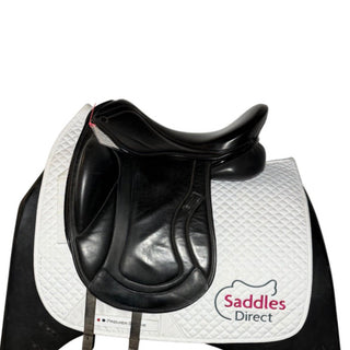 Pony, Cob & Horse Monoflap Dressage Black 17" W 1 | Saddles Direct