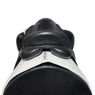 Pony, Cob & Horse Monoflap Dressage Black 17.5" MW 5 | Saddles Direct