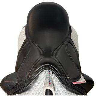Pony, Cob & Horse Monoflap Dressage Black 17.5" MW 4 | Saddles Direct