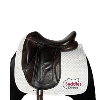 Pony, Cob & Horse Monoflap Dressage Brown 17.5" W 1 | Saddles Direct