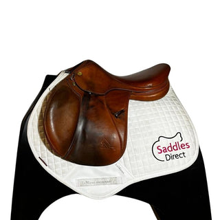 Prestige Paris Dual Flap Jump Tan 17" M 1 | Saddles Direct