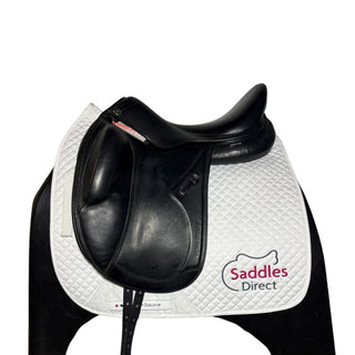 Prestige Venus Style K Monoflap Dressage Black 17" MW 1 | Saddles Direct