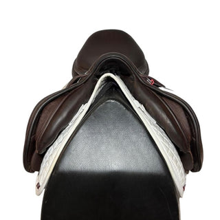 Prestige X Paris Dual Flap Jump Brown 17" MW 3 | Saddles Direct