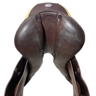 Prestige X Paris Dual Flap Jump Brown 17" MW 9 | Saddles Direct