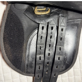 Saddle Company Genoa Pony GP Black 14" XW 9 | Saddles Direct