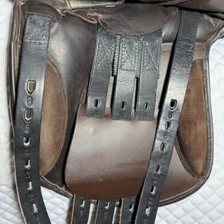 Saddle Company Genoa Pony Working Hunter Brown 15" W 7 | Saddles Direct