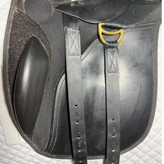 Saddle Company Verona Pony Dressage Black 16" MW 7 | Saddles Direct