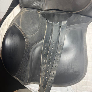 Saddle Company Vicenza VSD/GP Black 17" XW 7 | Saddles Direct