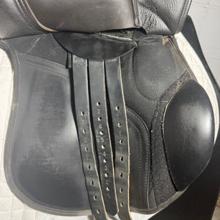 Saddle Company Vicenza VSD/GP Black 17" XW 8 | Saddles Direct