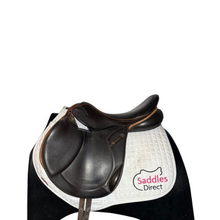 Saddles Direct Monoflap Jump Brown 17" XW 1 | Saddles Direct