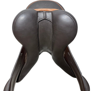 Saddles Direct Monoflap Jump Brown 17" XW 7 | Saddles Direct