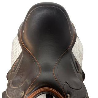 Saddles Direct Monoflap Jump Brown 17" XW 4 | Saddles Direct