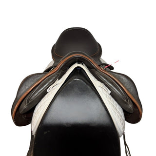 Saddles Direct Monoflap Jump Brown 17" XW 3 | Saddles Direct