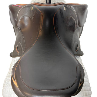 Saddles Direct Monoflap Jump Brown 17" XW 6 | Saddles Direct
