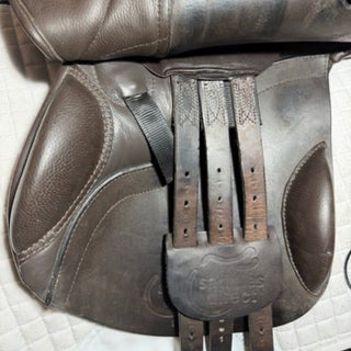 Saddles Direct Precision Jump Brown 17.5" W 7 | Saddles Direct