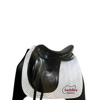 Saddles Direct Precision Monoflap Dressage Black 17.5" W 1 | Saddles Direct