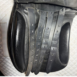 Saddles Direct Rebecca Show Black 17" XW 7 | Saddles Direct