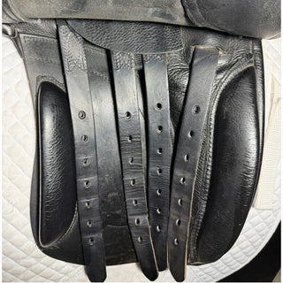 Saddles Direct Rebecca Show Black 17" XW 8 | Saddles Direct