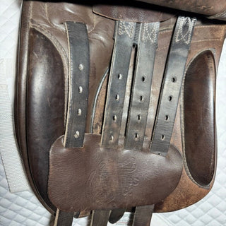 Saddles Direct Rebecca Show Brown 17" W 7 | Saddles Direct