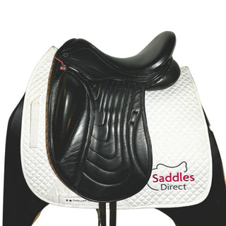 Black Silhouette Monoflap Dressage Black 17" W 1 - Saddles Direct