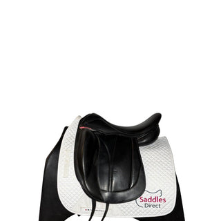 Silhouette Monoflap Dressage Black 18" W 1 | Saddles Direct