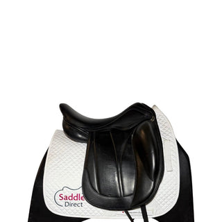 Silhouette Monoflap Dressage Black 18" W 2 | Saddles Direct