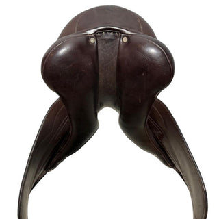 Silhouette Monoflap Dressage Brown 17.5" W 7 | Saddles Direct