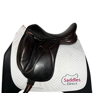 Silhouette Monoflap Dressage Brown 17.5" W 1 | Saddles Direct
