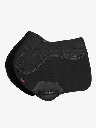 LeMieux Soft Shell Anti Slip Square Saddle Pad Black - Close Contact