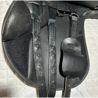 Black Thorowgood MGC compact GP GP Black 17" ADJ 5 - Saddles Direct