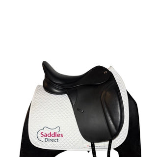 Thorowgood T8 Dressage Black 17" ADJ 2 | Saddles Direct
