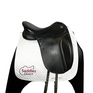 Black Thorowgood T8 Dressage Black 17.5" ADJ 2 - Saddles Direct