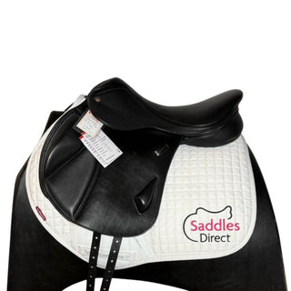 Thorowgood T9 Monoflap Jump MXC Black 17" ADJ 1 | Saddles Direct