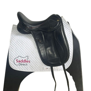 Black Village Saddlery Dressage Black 17.5" W 2 - Saddles Direct