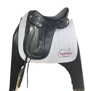 Black Village Saddlery Dressage Black 17.5" W 1 - Saddles Direct