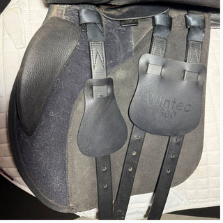 Wintec 500 All Purpose GP Black 16.5" ADJ 7 | Saddles Direct