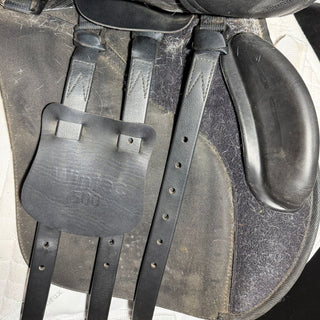 Wintec 500 All Purpose GP Black 17.5" ADJ 8 | Saddles Direct