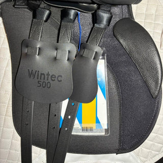 Wintec 500 All Purpose GP Black 17.5" ADJ 8 | Saddles Direct